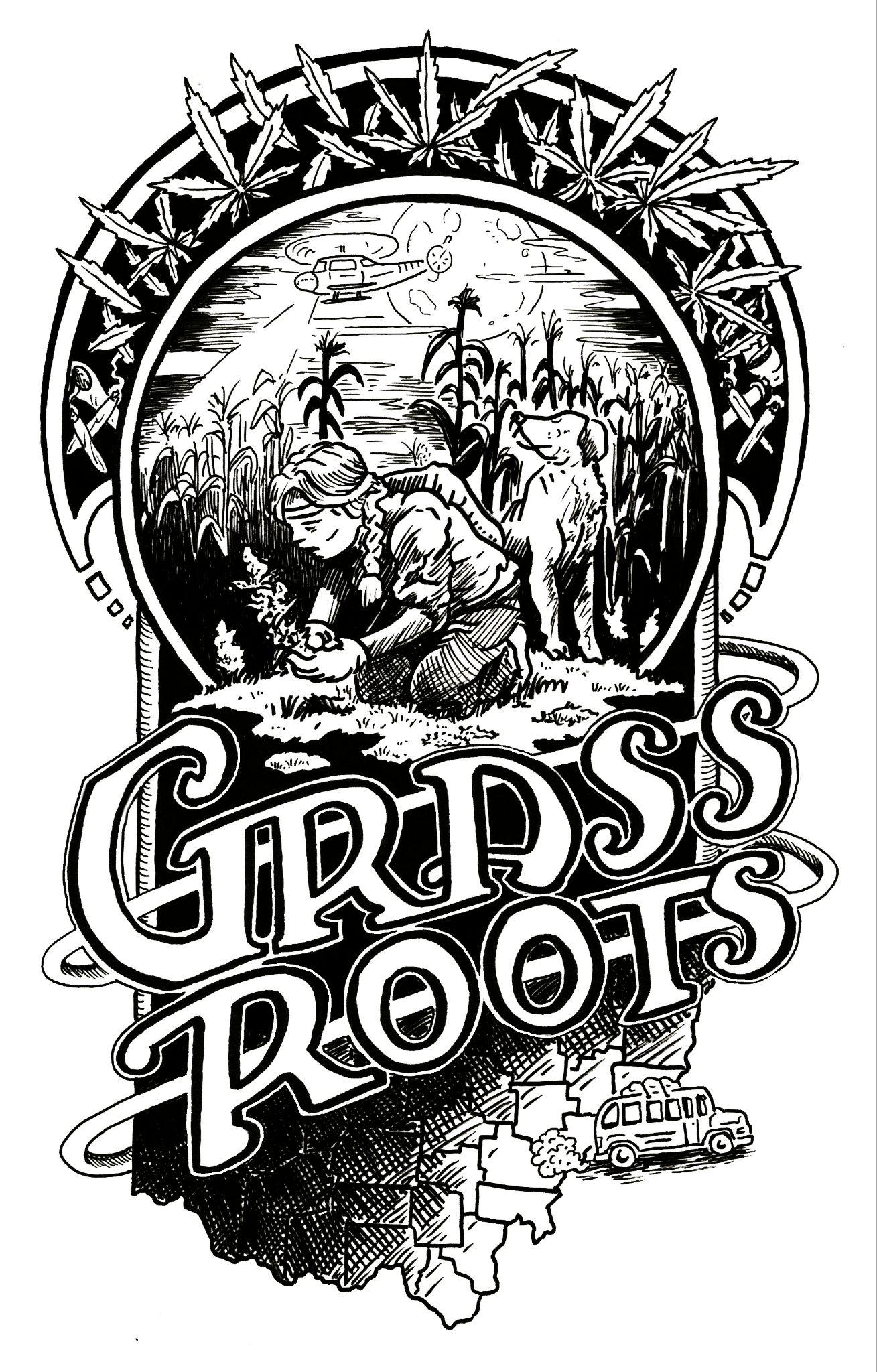 Grass Roots oral history project artwork