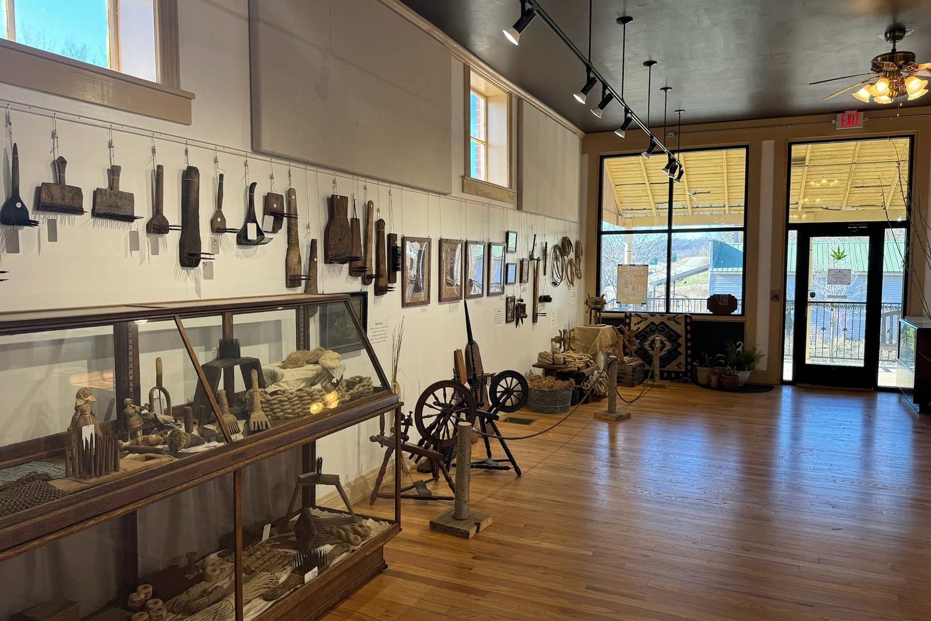 Inside the museum