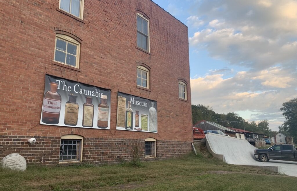 Outside the Cannabis Museum’s newly finished location in Cannaville, OH.