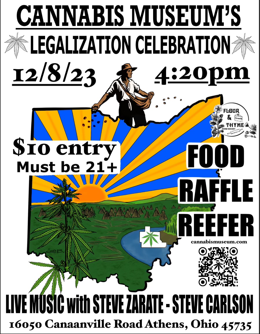 Cannabis Museum Legalization Celebration Dec 2023